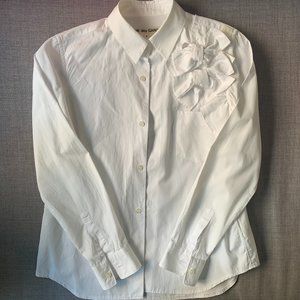 COMME des GARCONS - white bows shirt
